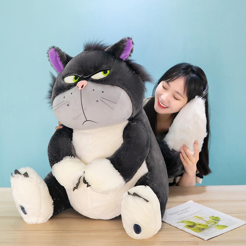 Non-Toxic 30Cm Creative Cartoon Lucifer Funny Cat Plush Toy Doll Lucifer Doll Ornaments Children'S Comfort Pillow Holiday Gift