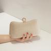 Navy Blue Party Bag Woman Velet Pearl Hasp Clutch Purse Luxury Designer Handbags Famous Cross Body Bag for Women  Flannel Wallet