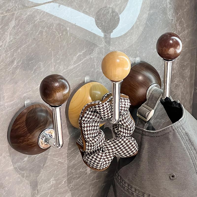 Powerful Load Bearing Suction Cup Hook Bag Hair Band Storage No Drilling Hook Hair Band Storage Tool