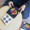 Akinashi Educational Toy Gear Puzzle Brain Training 5 Levels 120 Questions Toy 3D Puzzle Improves Concentration Portable Prevents Dementia Improves
