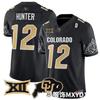 Colorado Buffaloes Maglia da Football Americano College Hunter 12 Stile NCAA Uniforme di Squadra Uomo