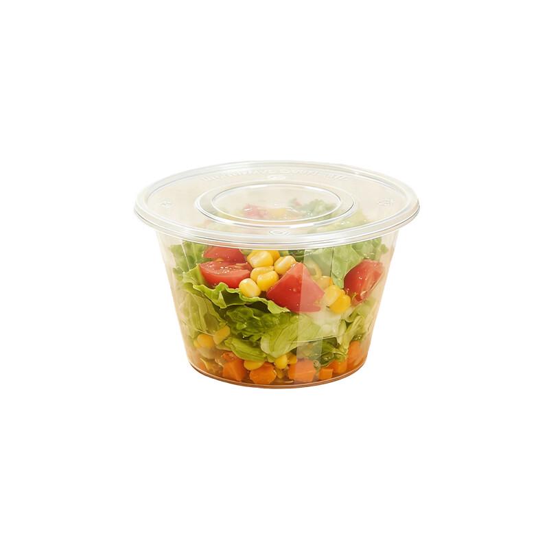 Disposable Round 1750ml Food Containers with Lids
