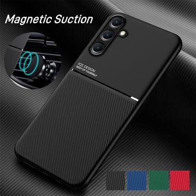 Robuste rutschfeste Hülle für Samsung Galaxy M15 M35 M55 5G Schutzhülle Magnetische Saughalterung Coque Fundas Capa