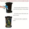 1pc 2D Flat Printing Trash Can Sticker Decorative Wallpaper Self-Adhesive Kitchen Bin Decoration for Trash Cans Walls Home Decor