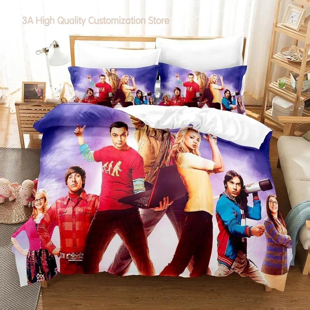 The Big Bang Theory Beding Set Single Twin Ful Quen King-Sized Dimensionsd Dimensions Bed Linen Set Aldult Young Boys Bedrom Duvetcover Sets 3D Print