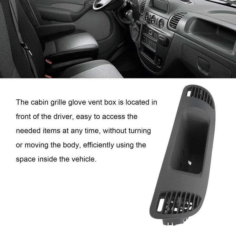 Dashboard Air Vent Glove Box Car Dashboard Storage Compartment 9016801607 Replacement For Mercedes-Benz Sprinter 1999 to 2006