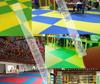 Foam Mat for Early Childhood Education, Kindergarten, and Dance Training - Leaf Pattern