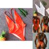 Premium Women One Piece Swimsuit Bikini Set Featuring Push-up Monokini And Zipper Design