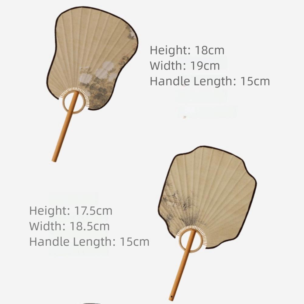 DIY Calligraphy Vintage  Group Fan Elegant Design Hand Fan Xuan Paper Fan  Home Decoration