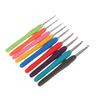 1Pc 2.0-6.0Mm Hand Knit Rainbow Soft Handle Crochet Rubber Handle Crochet Craft Yarn Sewing Tools Knitting Needles