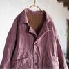 Johnature Women Vintage Turn-down Collar Long Sleeve Coats Spring Chinese Style Button Pockets Female Coats