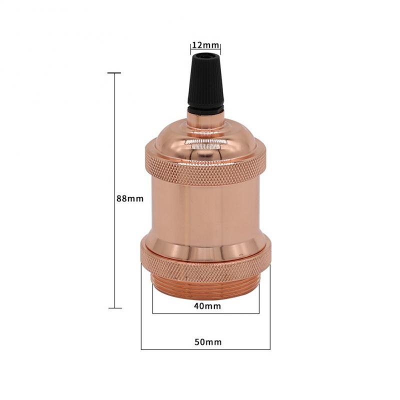 Pendant Lights Vintage Aluminum Edison Bulb Base Retro Industrial Pendant Fittings Lampholders Light Socket E27 Lamp Holder
