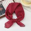 Fashion Printing Silk Small Square Scarf Summer Scarf Women's Versatile Small Scarf Head Band Hair Accessories