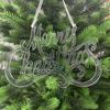 Acrylic Crystal Icicles Clear Snowflake Hanging Icicles Ornaments Christmas Tree Pendant for 2025 New Year Party home Decoration