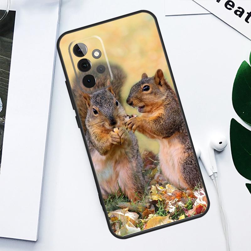 Cute Animal Squirrel For Samsung Galaxy A34 A54 A14 A13 A23 A33 A53 A73 A51 A71 A12 A22 A32 A52 Phone Case