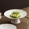 Nordic High-Footed Ceramic Fruit & Dessert Plate