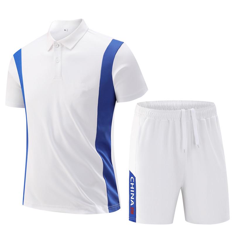 Summer Academy Parent-Child Sportswear Set - Short Sleeve Top & Shorts for Running, Training, Coaching, or Class Uniforms