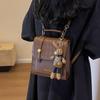 Niche Design 2025 Retro Korean Women’s Fashion Backpack & Handbag