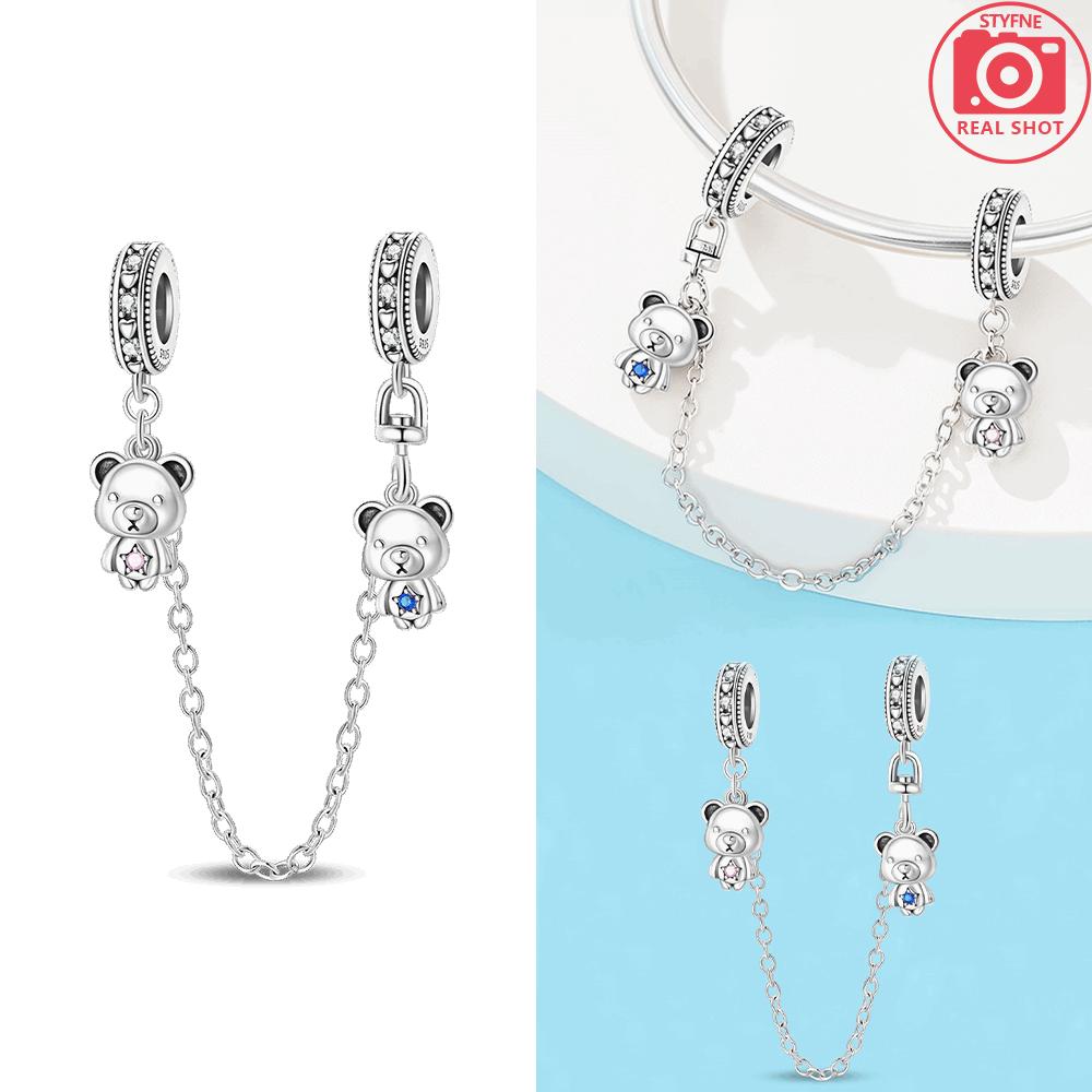 

Оригинальная медная классическая фиолетовая бабочка цветок кошка фиксированная цепочка медведь пара бусина подходит браслет женские украшения DIY аксессуар