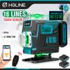 HGLINE 16 4D Lines Laser Level With APP Remote Control Selfleveling 360 Horizontal & Vertical Laser Level Construction Tool
