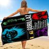 1Pc Gorillaz Virtual Band Evolution Beach Towel Quick Dry Multiuse For Beach Pool Gym Yoga Home Travel Christmas Halloween Xmas Gift N187