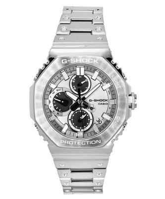 G-Shock Analogowy Połączenie ze Smartfonem Srebrna Tarcza Stal Nierdzewna Kwarcowy GMC-B2100ADS-1A 200M Zegarek Męski
