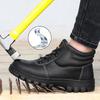 S3 Safety Shoes Men Anti-smashing, Anti-piercing, Non-slip, Anti-static, Waterproof Work Boots Steel Toe Shoes Indestructible