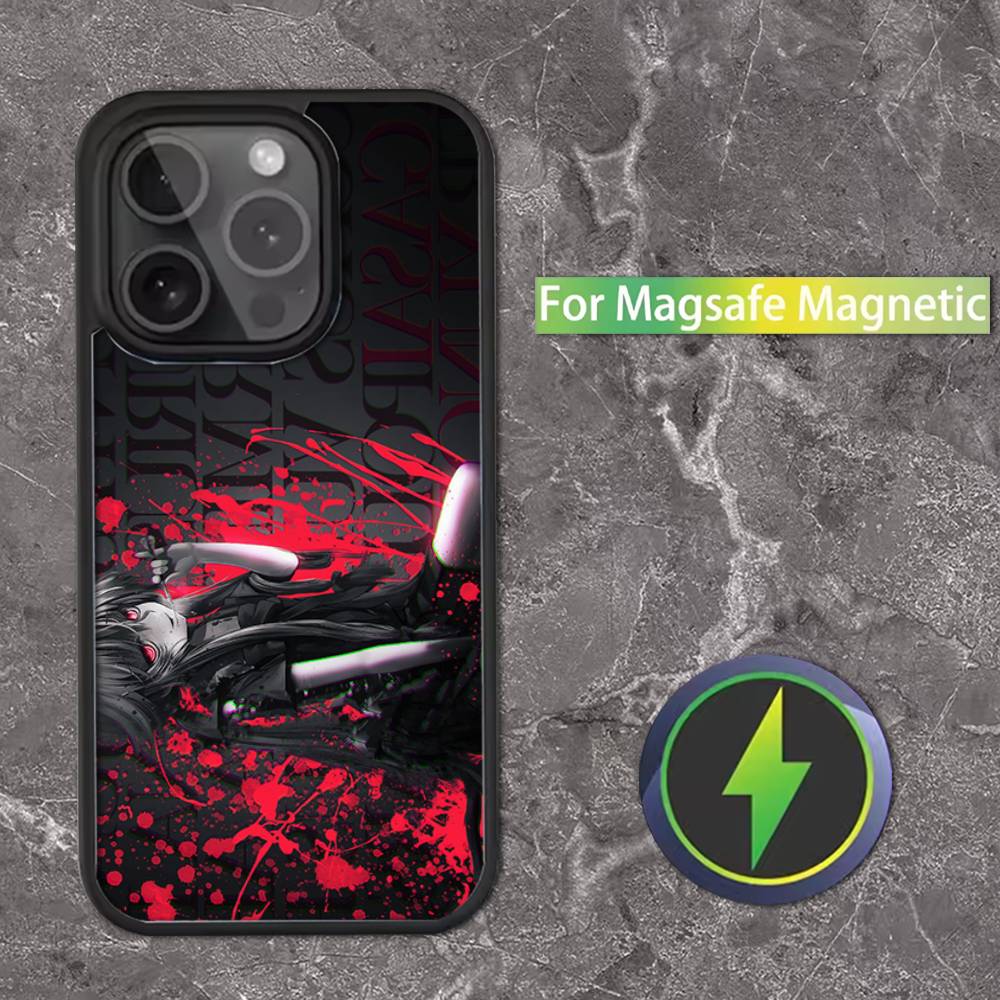 Anime Mirai Nikki Phone Case For iPhone 17,16,15,14,13,12,11,Pro,Max,Plus,Mini,SE Magsafe Magnetic Wireless Charging