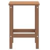 vidaXL Adirondack-Gartentisch Braun 38x38x46 Cm HDPE