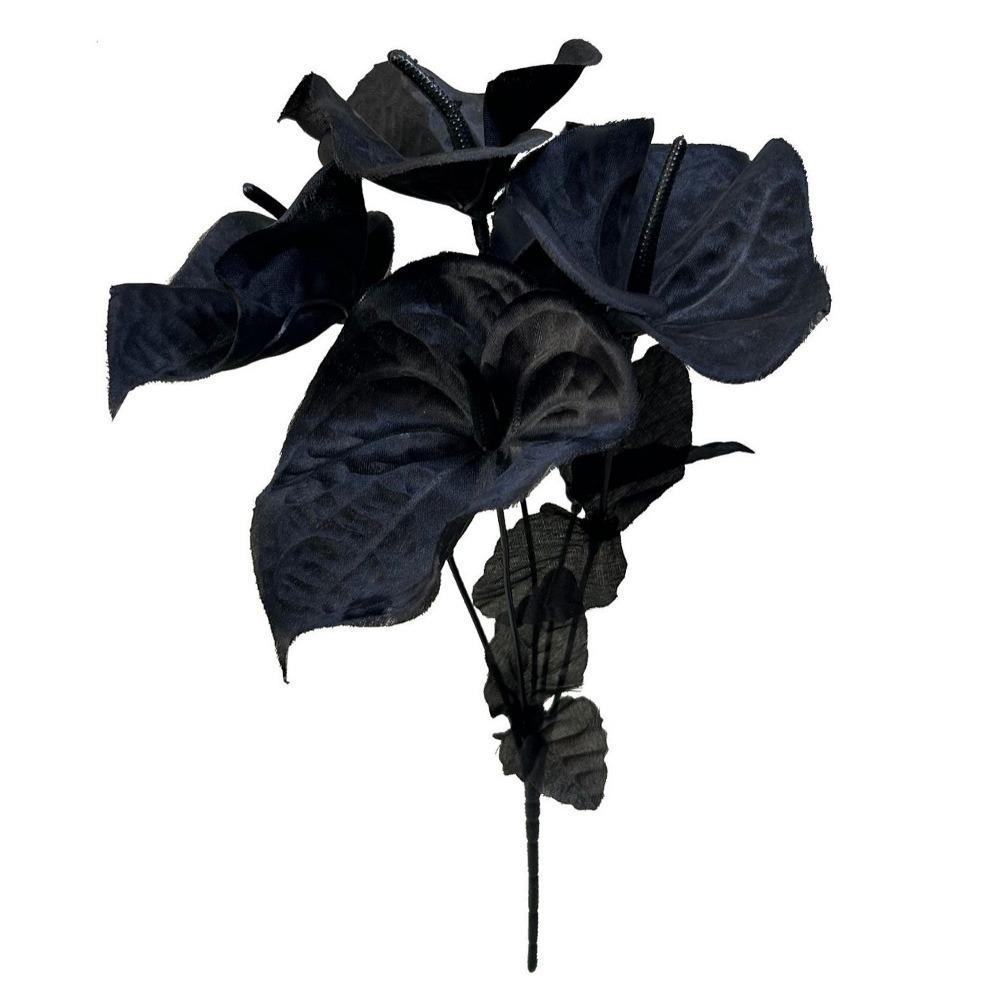 

Искусственный цветок Калла из шелка Многоцветный Искусственный Красная Пальма Имитация Розы Настольное Украшение Calla-Black