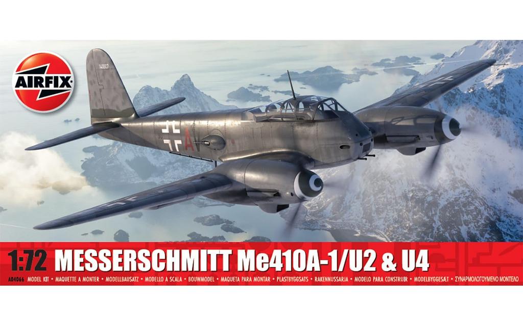 Airfix Messerschmitt Plastic Model Kit X4066 1/72 Me410A-1 U2/U4