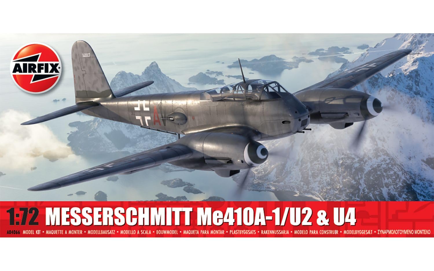 

Airfix Messerschmitt Пластиковая модель X4066 1/72 Me410A-1 U2/U4