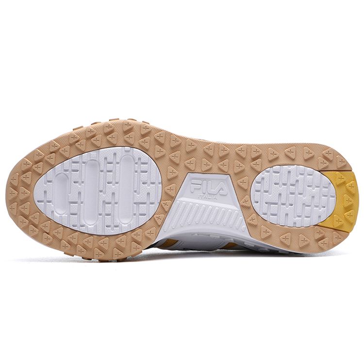 FILA Brick Fabric Synthetic Leather Two-Layer Cowhide Comfortable Sports Low-Top Lifestyle Shoes Women sneaker Gray F12W211119FNQ