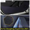Autotür Anti-Kick-Pad Seitenkantenfolie Schutz Kohlefaser-Aufkleber Zubehör Innenraum Für Dongfeng Voyah Free - 2024