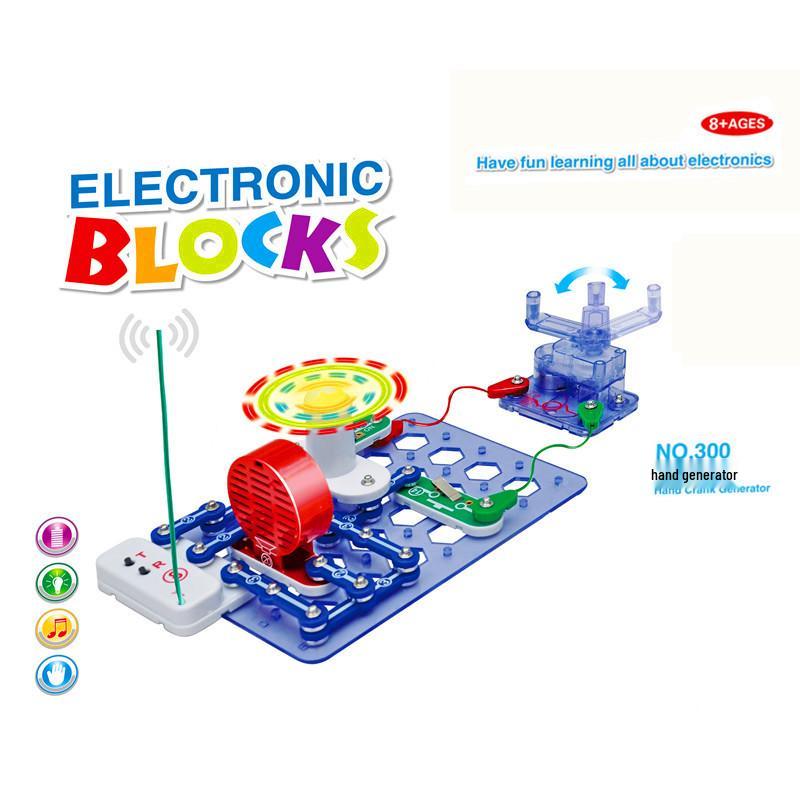 Blocuri electronice de construcție pentru copii Set de explorare laborator științific STEM