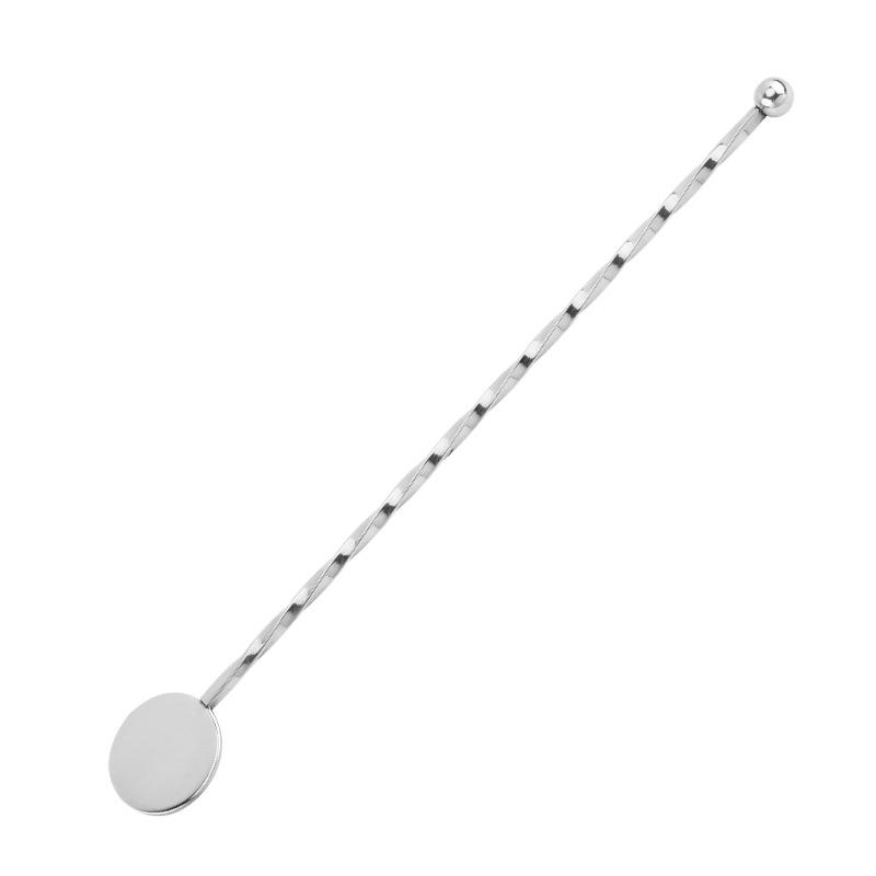 304 Stainless Steel Spiral Bar Spoon for Cocktails, Milk Tea, Coffee, Juice Stirring