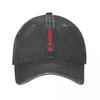 Metals Gear Solid Alerts Denim Baseball Cap Fashion Logo Unisex Design Trucker Hat Spring Cute Outdoor Sport Casual Snapback Cap