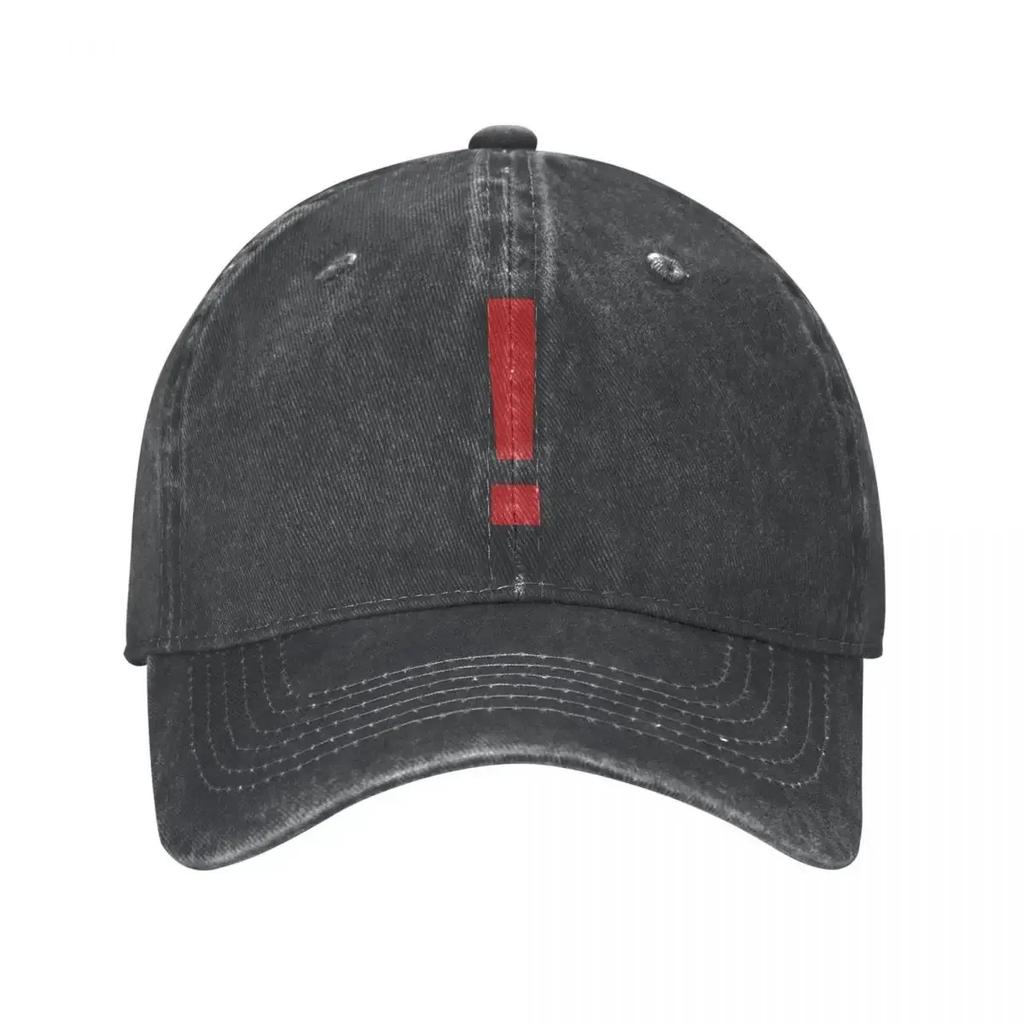 Metals Gear Solid Alerts Denim Baseball Cap Fashion Logo Unisex Design Trucker Hat Spring Cute Outdoor Sport Casual Snapback Cap