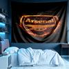 Arsenal F.C Print Tapestry, Lightweight Wall Hanging, for Bedroom, Dorm, Living Room, Home Art Decor - Birthday Christmas Gift for Friends