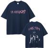 Rapper Lil Uzi Vert Pink Tape Tshirt Unisex Hiphop Fashion Loose Short Sleeve Tshirt Women Casual Vintage Fashion Tshirt