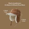 Autumn Winter Fleece Lamb Wool Baseball Cap for Women, Outdoor Warm Fleece Hat, Windproof Earflap Thermal Baseball Cap Unisex