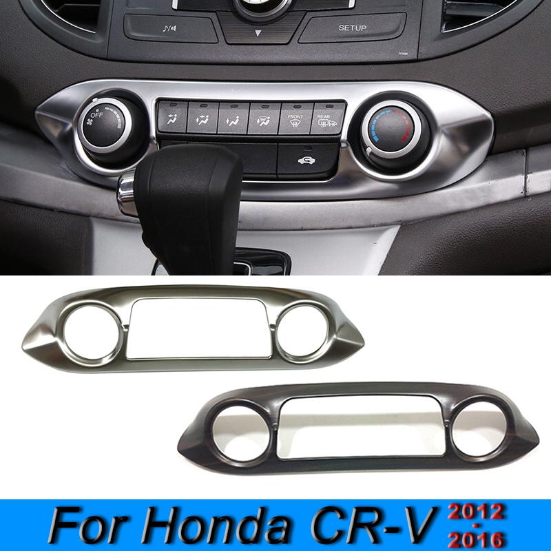 Ovládací panel spínače centrálního ovládání klimatizace pro Honda CR-V CRV 2012 2013 2014 2015 2016 ABS styl auta