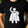 Super Dad T Shirt With Cape Vintage Stylish Casual Graphic Versatile Comfortable Unisex Breathable Soft Streetwear Homme