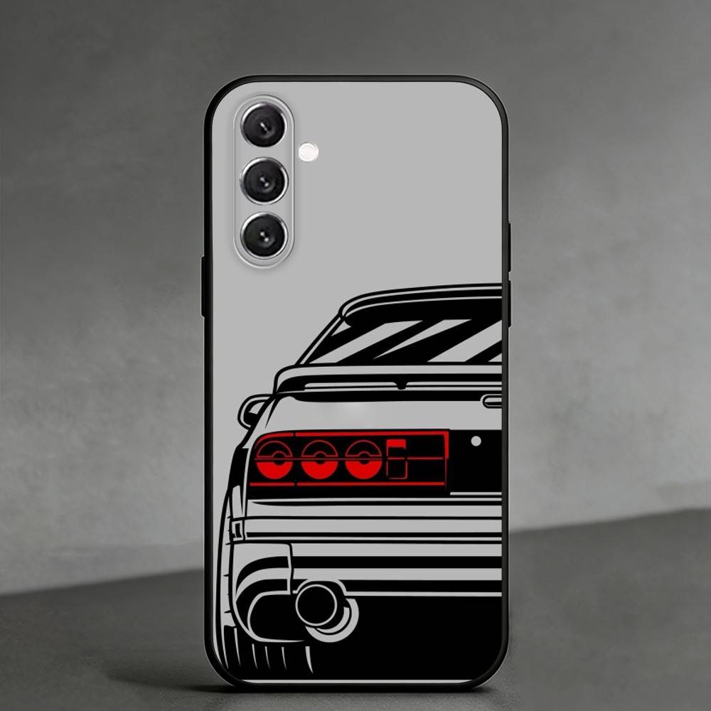 Sports drift racing car Phone Case For Samsung Galaxy A91,80,73,72 ,71,53,52,32 ,31,22,21s,20,Soft Black Case