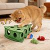 Cat Nail File Toy With Bell Balls Fun Scratching Interactive Felt Pet Supplies Cat Scratch Puzzle Box For Play Training Hunting