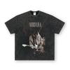 2025 Nirvana Vintage Retro Washed Long Sleeve Tee