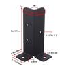 2pcs Metal Corner Bracket Heavy-Duty Wood Fence Mounts Support  Mounting Bracket Post Stabilizer