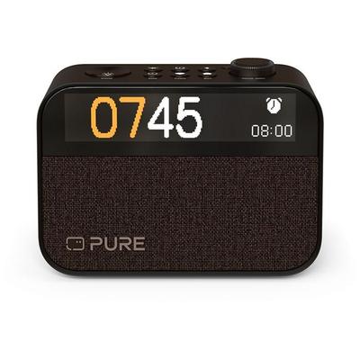 DAB Radio - PURE - Moment Coffee - Analog Tuner - Customizable Alarm - Backup Battery