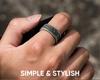 W9 Retro Smart Ring: Heart Rate, Blood Oxygen, Sleep & Calorie Tracker