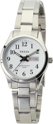 Klefer TE-AL178-WTS Women's Analog Waterproof Watch with Metal Band, Silver